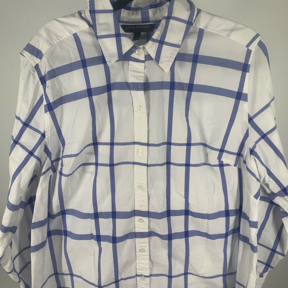 Lane Bryant nwot size 20 button down dress shirt